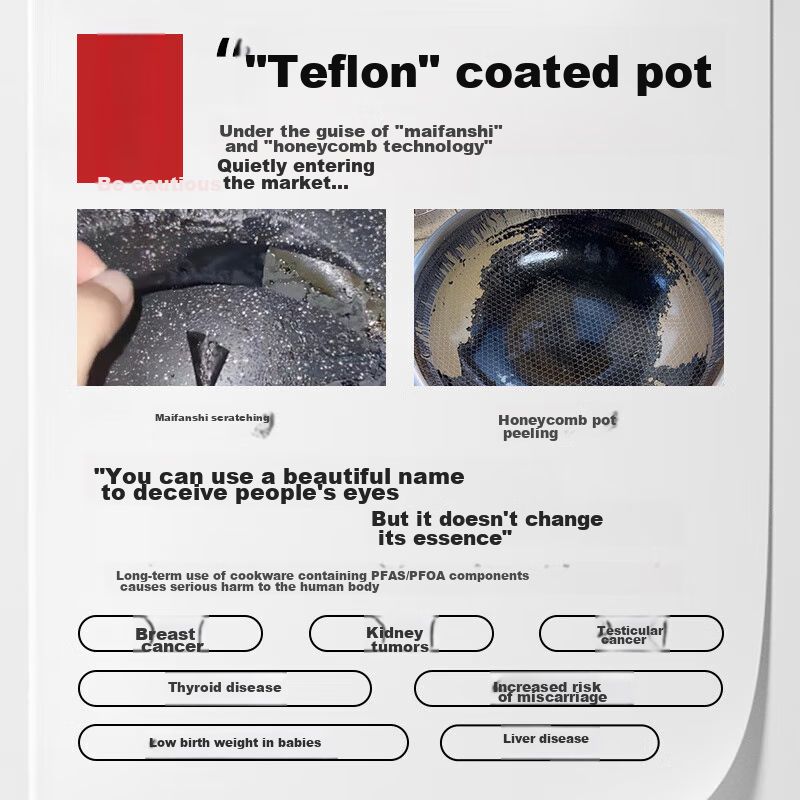 Honcook Titanium Non-stick Frying Pan Ceramic Cooking Pot for Frying Steak, Stir...