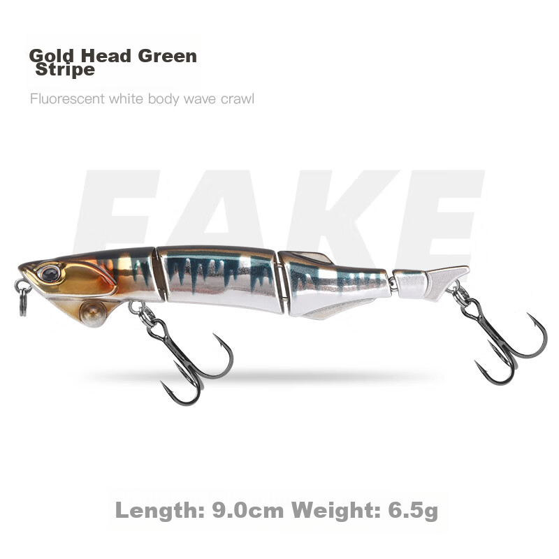 Anime-Style Lure, Multi-Section Fish Bait, Bionic Bait, Freshwater And Saltwater...