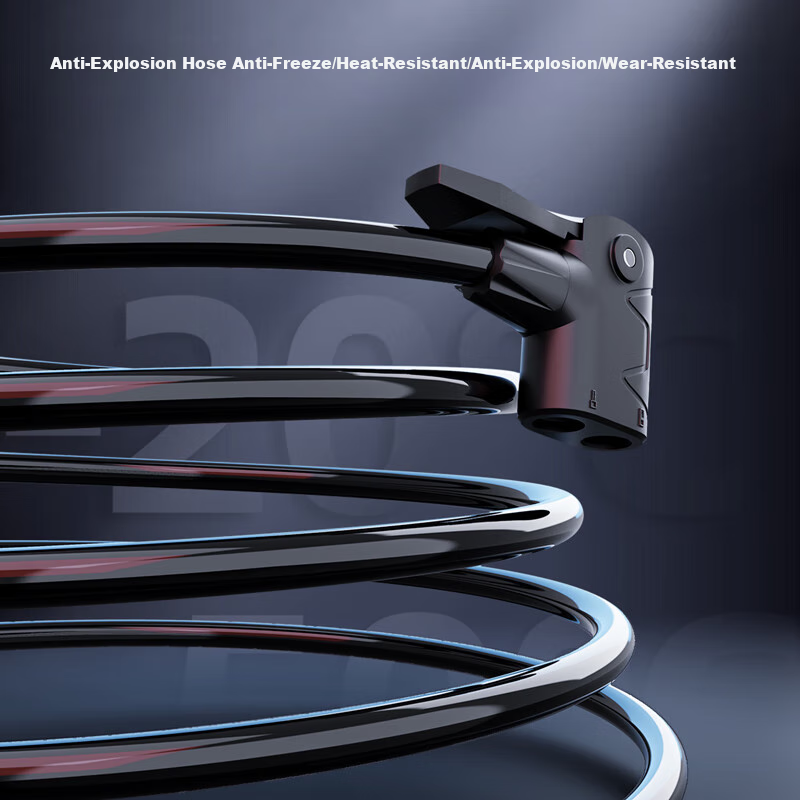 Deli Bicycle Pump, High-Pressure Pump for Bicycles, Motorcycles, Electric Bikes,...