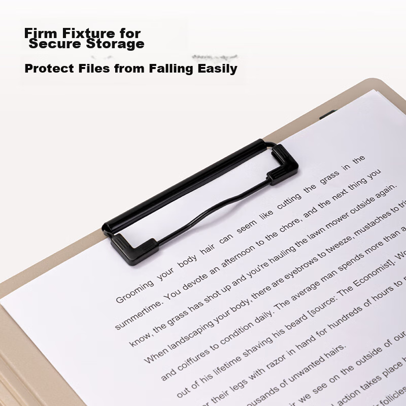 Deli NUSIGN A4 Vertical Folding Clipboard, Conference Folder, Thickened File Fol...