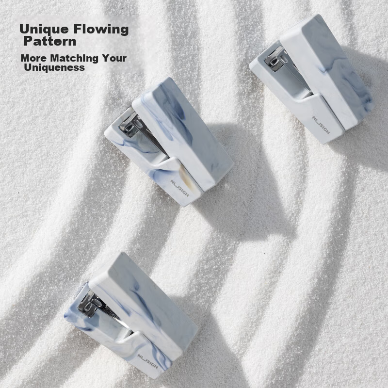 Deli Nusas Mini Stapler, Marble Gradient Series, Lightweight And Portable Staple...