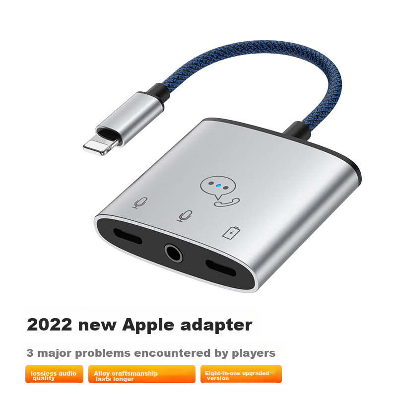 Deyu, Apple Earphone Adapter Three-In Charging And Music Listening, for IPhone14...