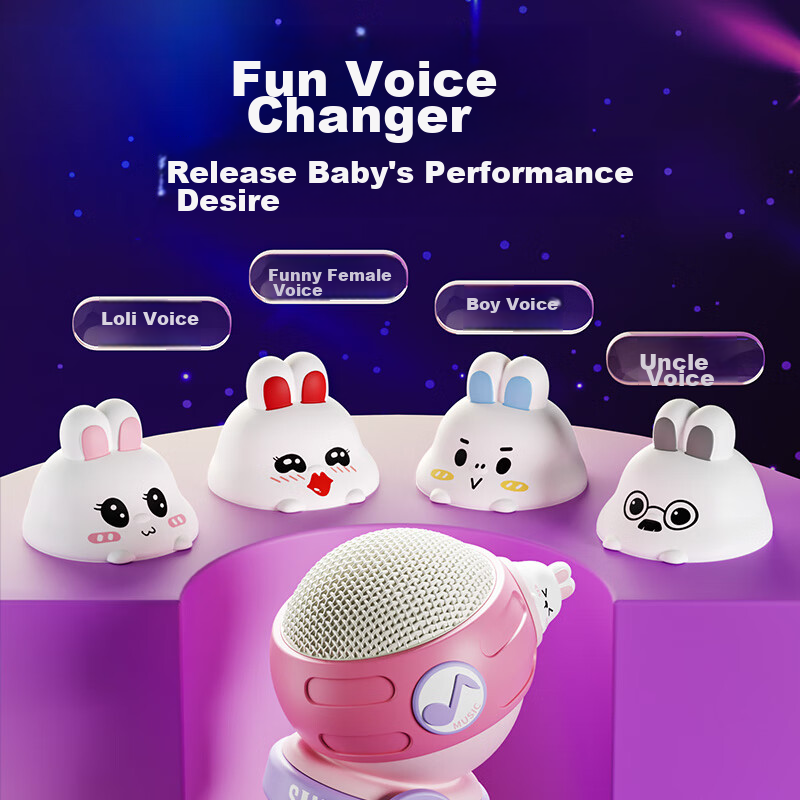 Dimanqi Children's Toy, Girls' Microphone Speaker All-In, Singing Early Educatio...