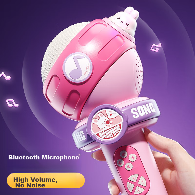 Dimanqi Children's Toy, Girls' Microphone Speaker All-In, Singing Early Educatio...