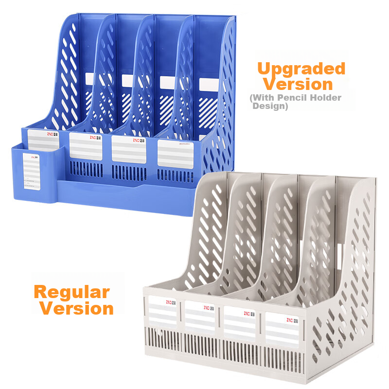 Dile, Thickened File Tray, Three-Column Office Supplies Organizer, File Folder,...