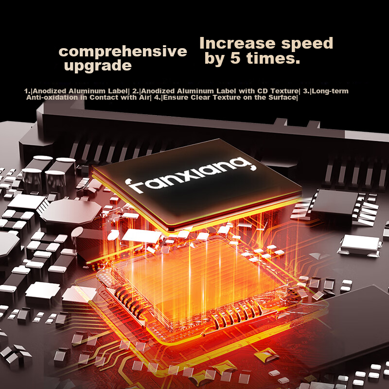 FANXIANG 512GB SSD Solid State Drive, SATA 3.0 Interface, TLC NAND, Read Speed u...