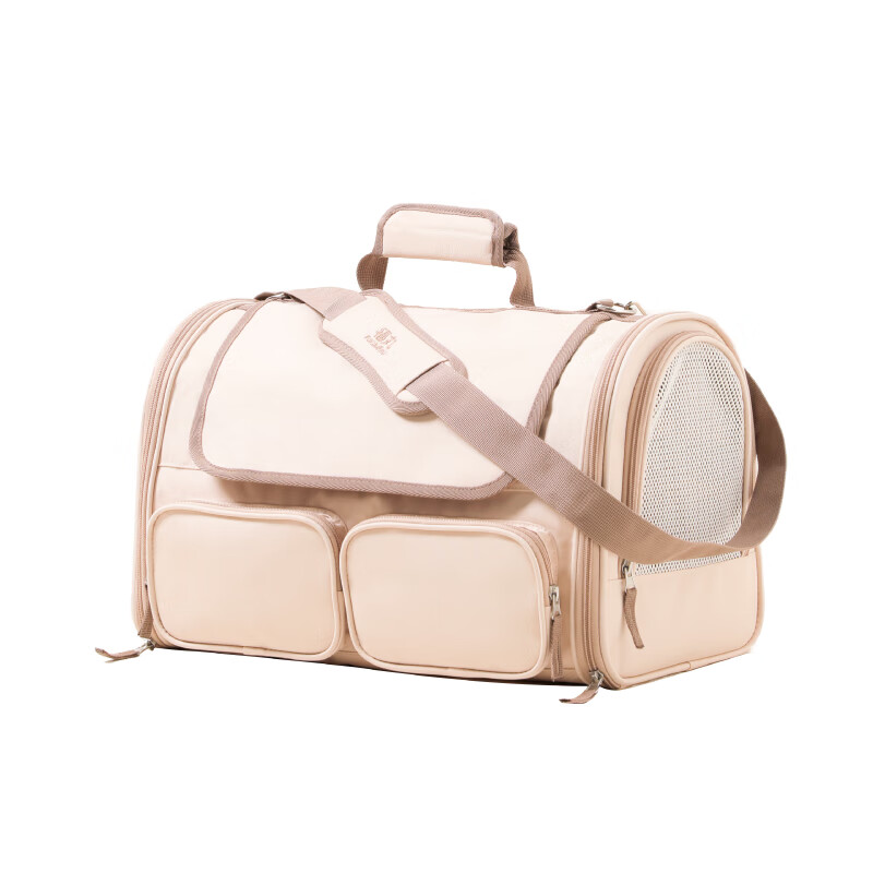 Fumaru Cat Carrier, Portable Travel Bag, Large Pet Airline Crate, Breathable Bac...