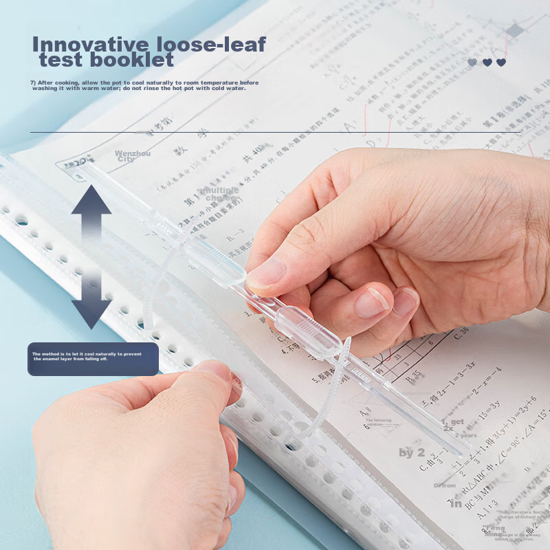 Deli A3/20-page Document Folder Test Paper Clip Test Paper Storage Folder Inspec...