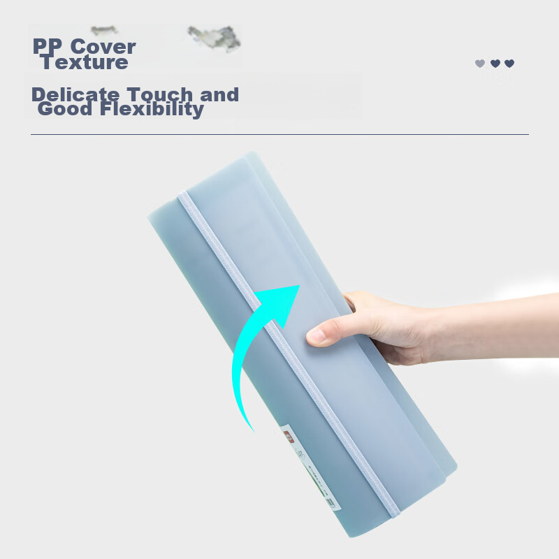 Deli A3/20-page Document Folder Test Paper Clip Test Paper Storage Folder Inspec...