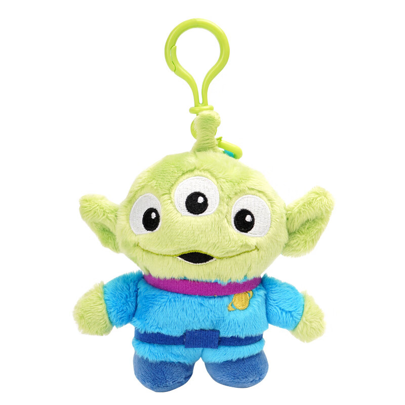 Disney Toy Story Three-Eyed Alien Creative Backpack Pendant, Cute Keychain, Surp...