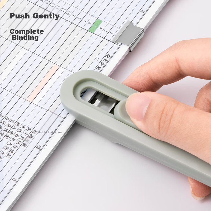 Deli (Deli) Niusai Paper Clip Dispenser Can Clip 40 Pages, 1 Dispenser + 8 Refil...