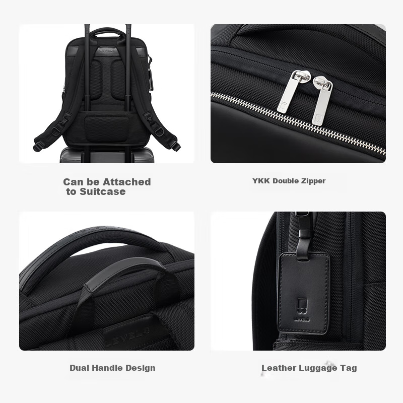 LEVEL8 Men's Business Backpack Explorer 15.6 Inch Laptop Bag School Bag Commutin...