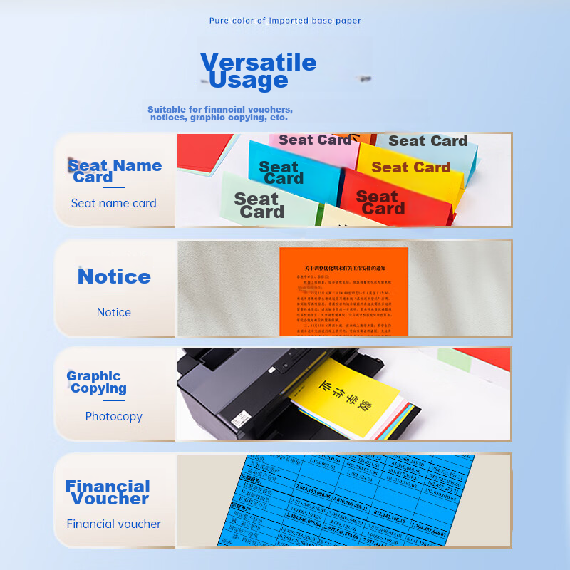 Deli A4 80g Light Yellow Colored Paper, Copy Paper, Colored Non-Thick Cardstock,...