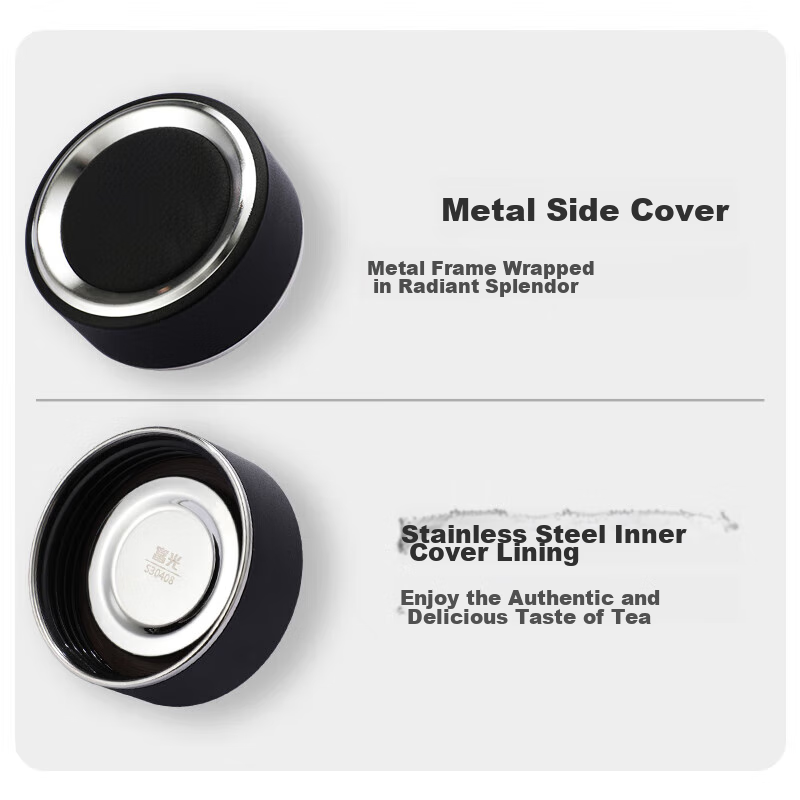 Fuguang Double-Layer Glass Cup, High Borosilicate Tea Infuser Mug, Portable Car...