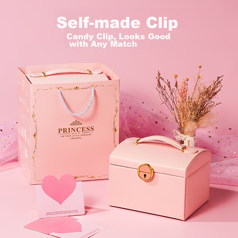 Dimanqi Children's Jewelry Gift Box Set, Girls' Birthday Gift, Princess Accessor...