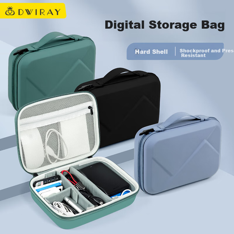 Di Yi Workshop Data Cable Digital Accessories Storage Bag Camera Charger Mobile...