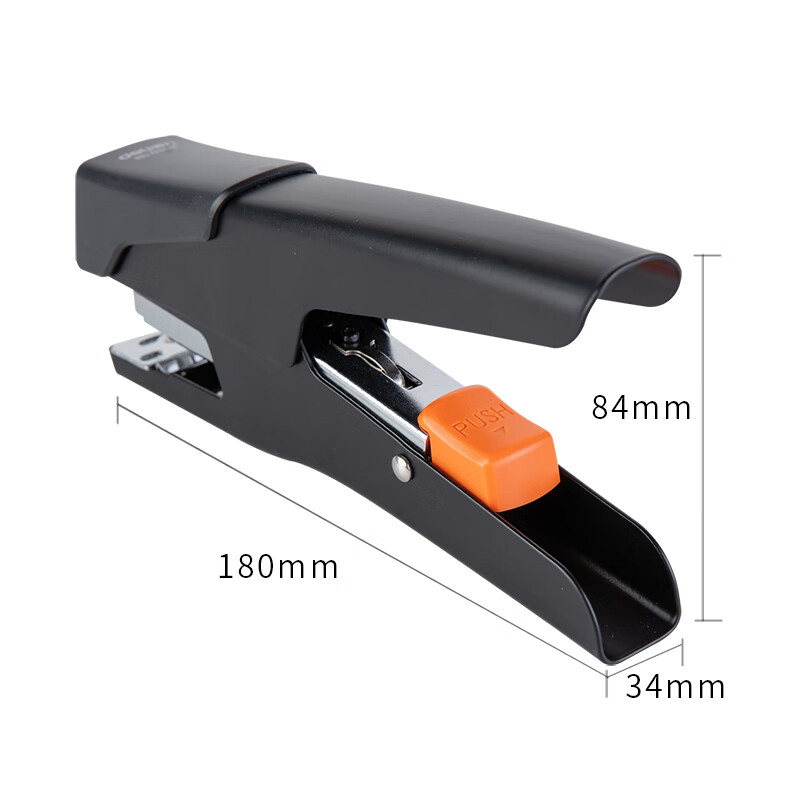 Deli Handheld Metal-Feel Low-Effort Stapler, Portable Handheld Pop-Up Stapler fo...