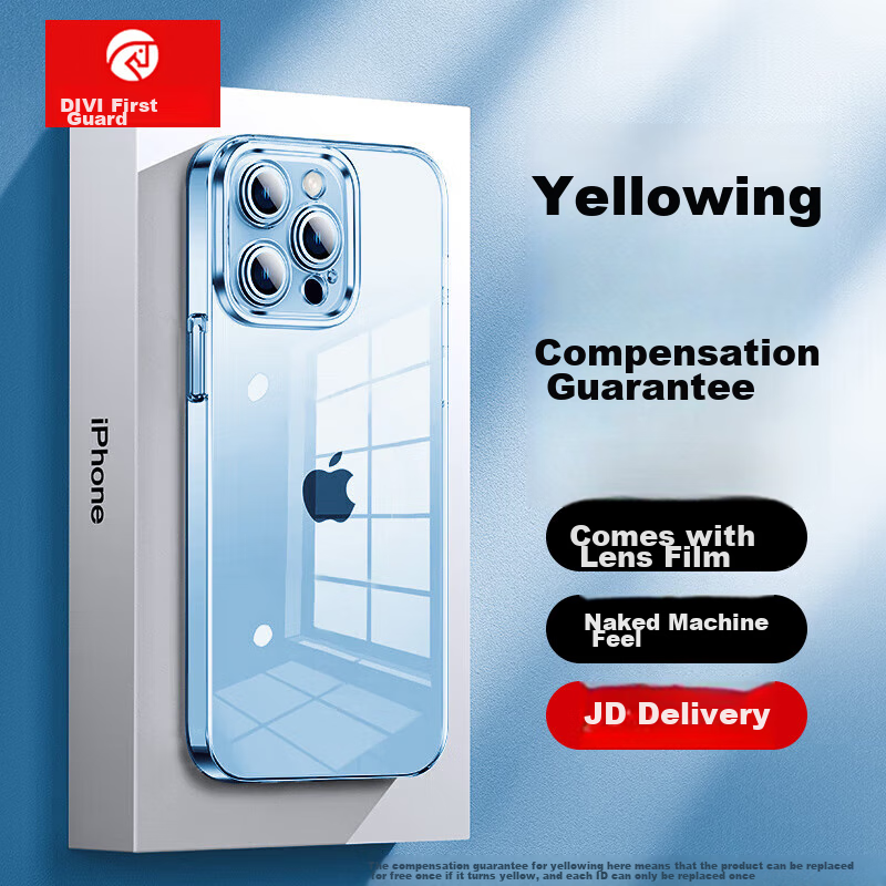 DIVI Case for Apple IPhone 13 Pro, Transparent Full Camera Protection, Ultra-Thi...