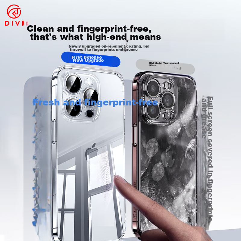 DIVI Case for Apple IPhone 13 Pro, Transparent Full Camera Protection, Ultra-Thi...