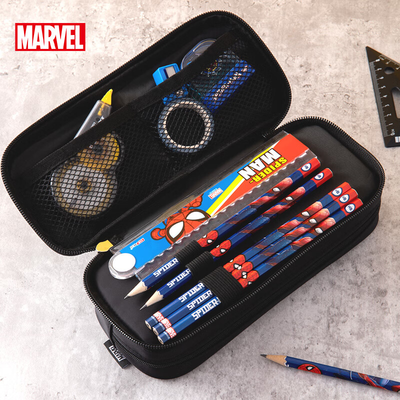 Disney Pencil Case for Elementary School Boys, Large Capacity, Stylish, Simple D...