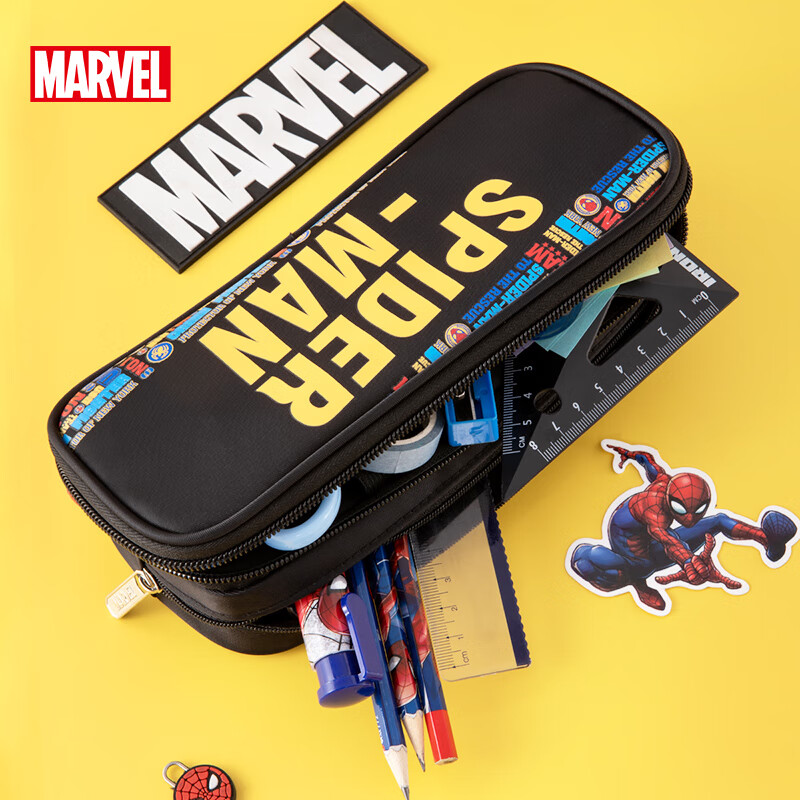 Disney Pencil Case for Elementary School Boys, Large Capacity, Stylish, Simple D...