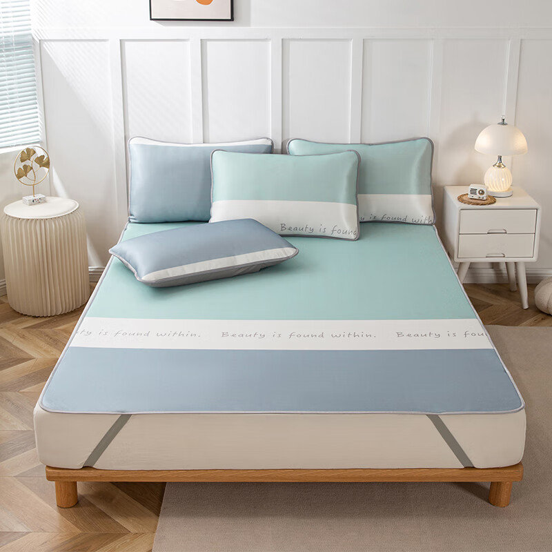 Dohia A Class Washable Cooling Mat Summer Double Three-Piece Set 200x180cm【Mach...