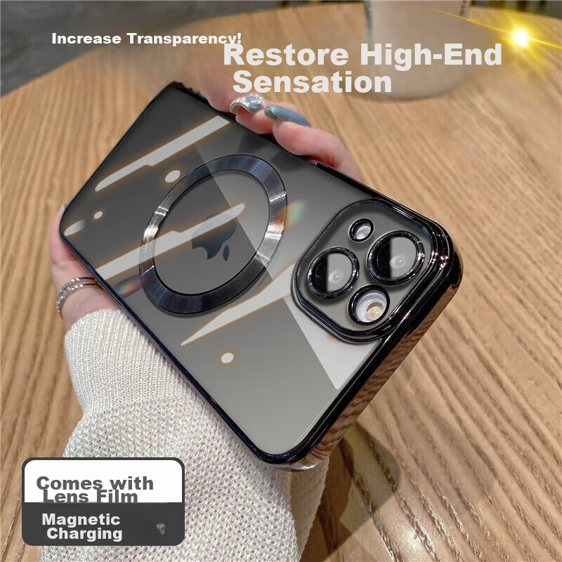 HotFire IPhone 16 Pro Max Case, Electroplated Magnetic Shockproof Upgraded Camer...