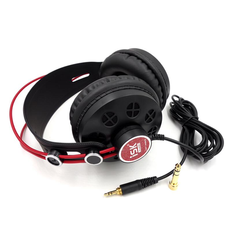 iSK HP580 High-Quality Over-Ear Live Streaming Monitoring Headphones, Network Ka...
