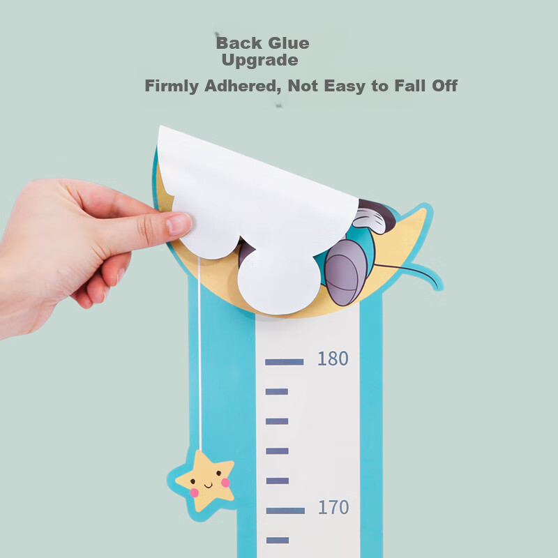 Disney Children's Height Wall Sticker Baby Height Measurement Chart Wall Sticker...