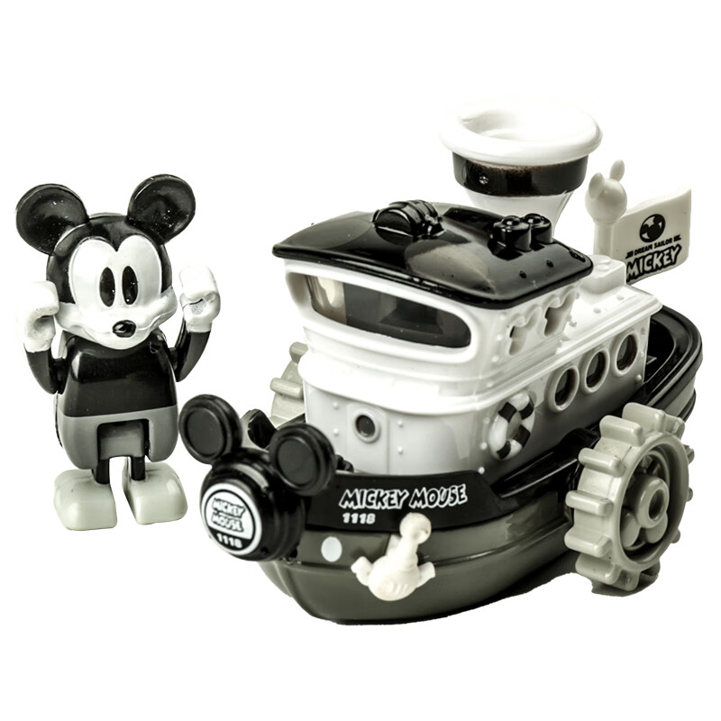 Duomeika TOMY Disney Alloy Car Model Toy, Mickey Mouse Cruise Ship, Sailor Car,...