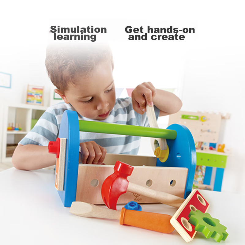 Hape (Germany) Children's Disassembly and Assembly Toy Screwdriver Toolbox My To...