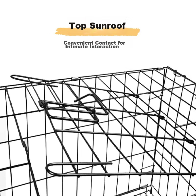 CHONGLEGUAI Dog Crate Cat Cage Dog Kennel for Small And Medium Dogs with Toilet,...