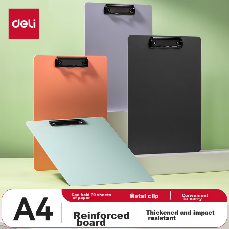 Deli A4 Clipboard, File Folder, Meeting Folder, Writing Board, Writing Pad, Offi...