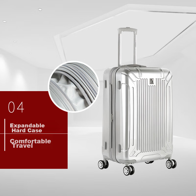 Diplomat 20-Inch Expandable Luggage Suitcase with Wheels, Password Lock, for Men...