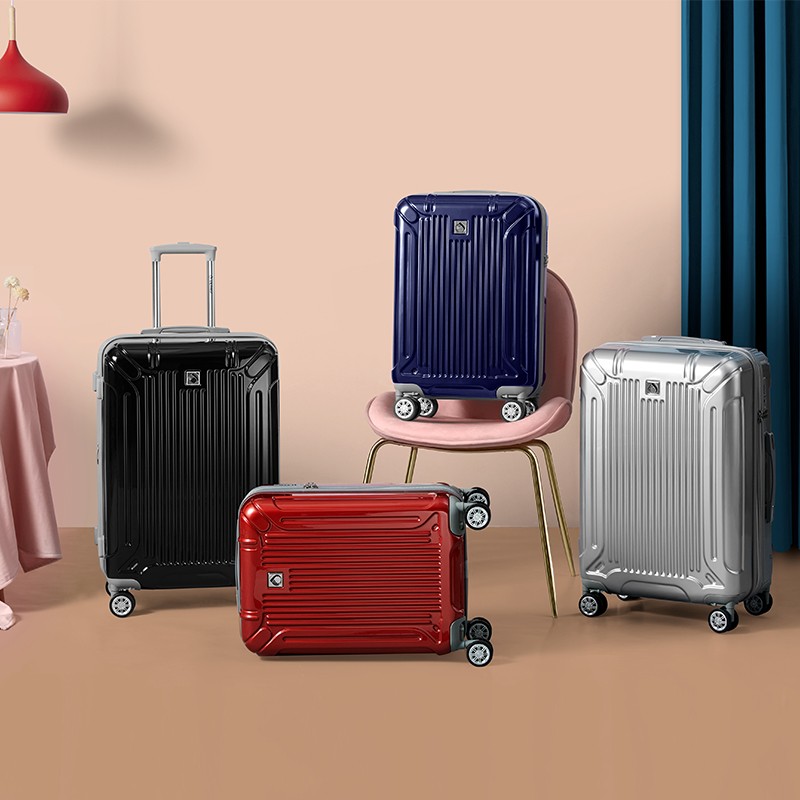 Diplomat 20-Inch Expandable Luggage Suitcase with Wheels, Password Lock, for Men...