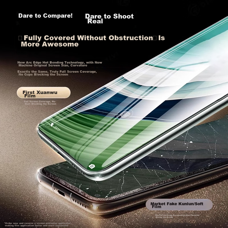 First Guard [New Xuanwu Quick Sticker 2 Sets] Tempered Glass Screen Protector fo...