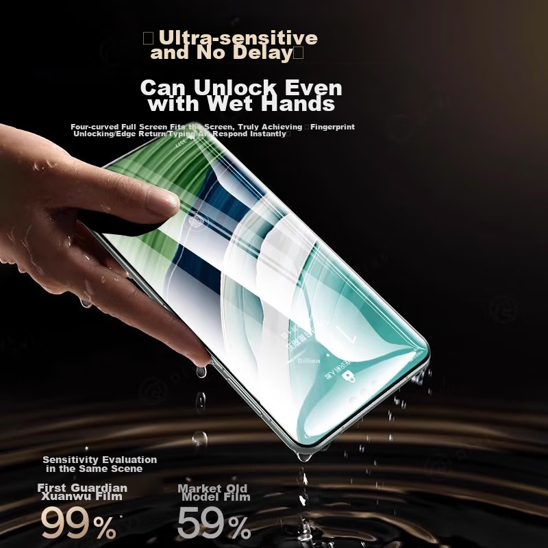 First Guard [New Xuanwu Quick Sticker 2 Sets] Tempered Glass Screen Protector fo...