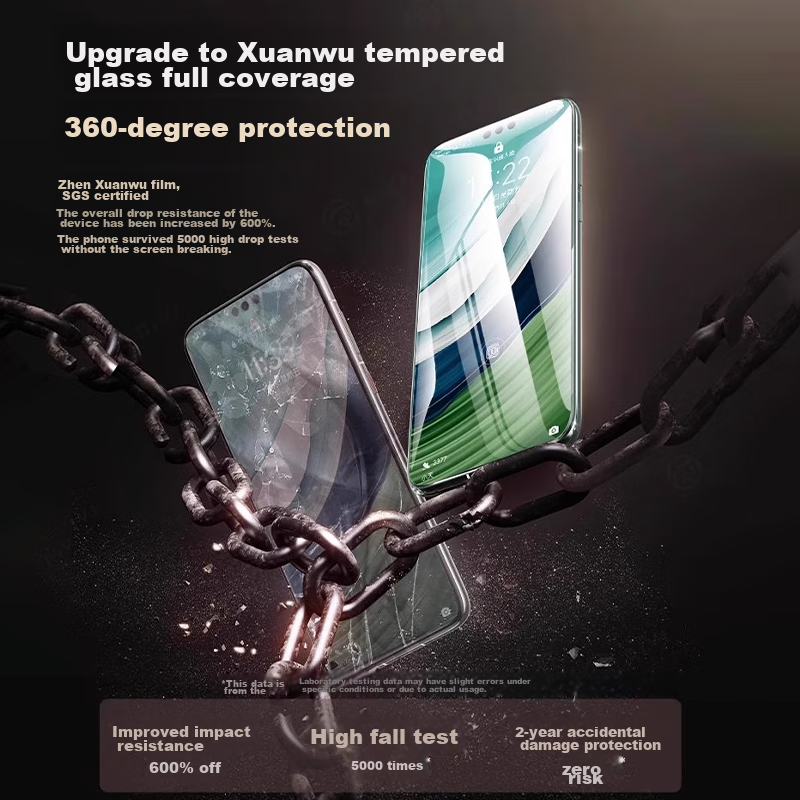First Guard [New Xuanwu Quick Sticker 2 Sets] Tempered Glass Screen Protector fo...