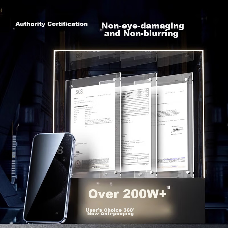 DIVI [360° Privacy Protection] Tempered Glass Screen Protector for Apple IPhone...