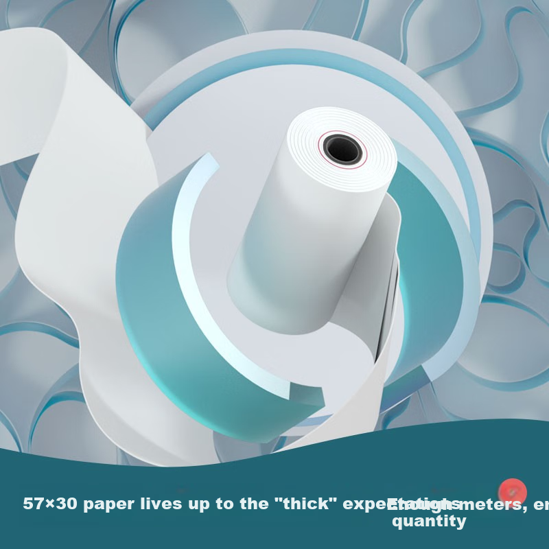 Deli Coral Sea Thermal Cash Register Paper 57*30 Type 200 Rolls for Meituan Take...