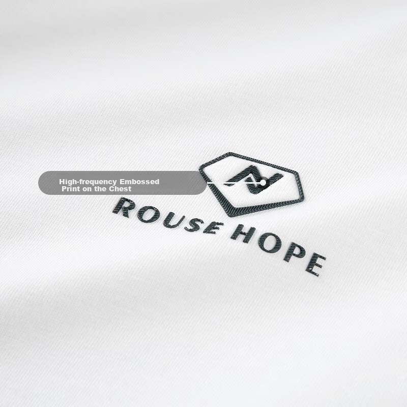 HLA Men's Short Sleeve T-shirt Ice Cool Cotton Cool Feeling Printed Refreshing R...