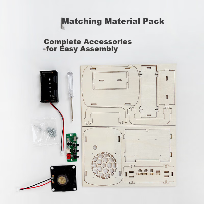 Big Eyes Little Doll Recording Machine Steam Science Experiment Kit Children's D...