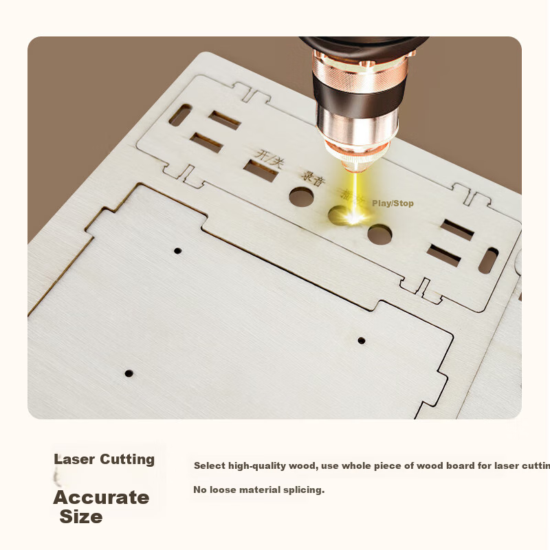 Big Eyes Little Doll Recording Machine Steam Science Experiment Kit Children's D...