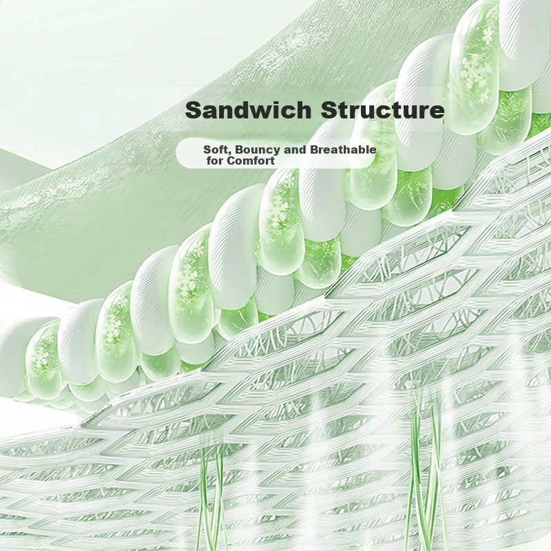 Fuaner Oak Qi Washable Cool Feeling Printed Mat Set for Single Bed, Light Brown,...