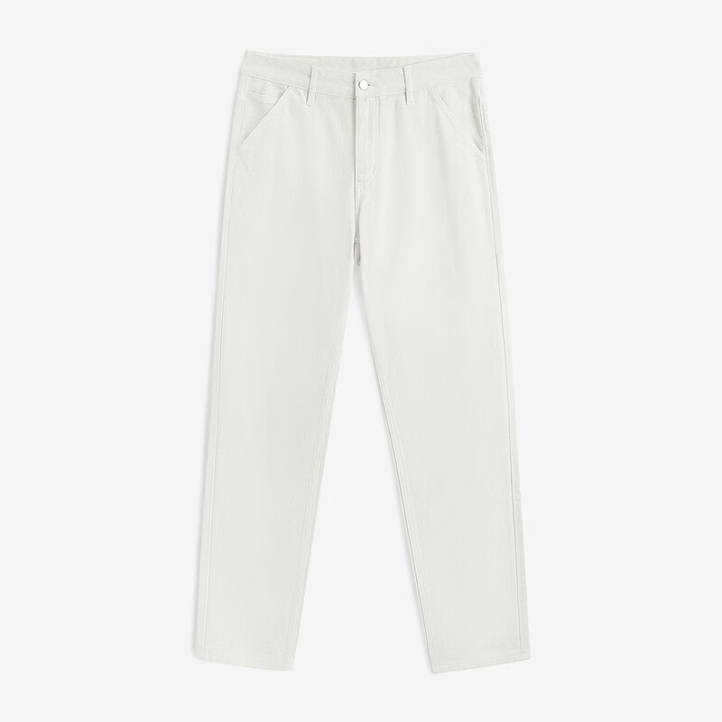 GXG Men's Fashion Mall Same Style Light Beige Straight Jeans Fall 23 Light Beige...