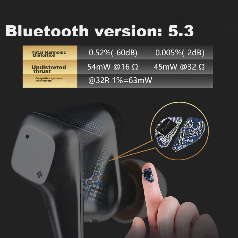 HIFIMAN Svanar Wireless Active Noise Cancelling Bluetooth Earphones, In-Ear Wire...