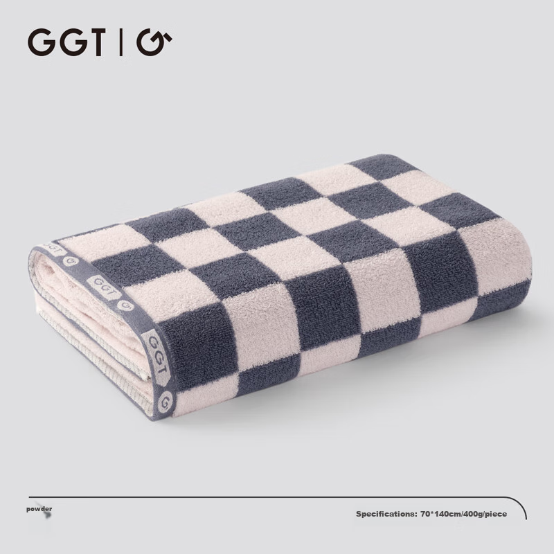 GGT Japanese Adult Bath Towel, Class A Pure Cotton, Soft, Absorbent, Quick-Dryin...