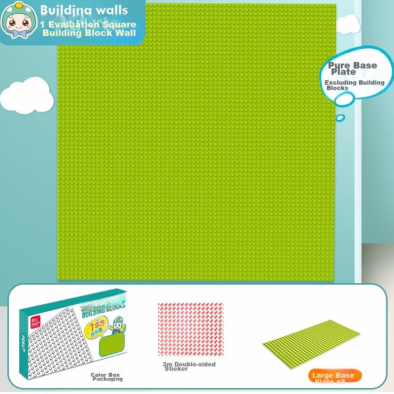 FEELO Compatible LEGO-Style Large Particle Building Blocks Wall Toy for Boys And...