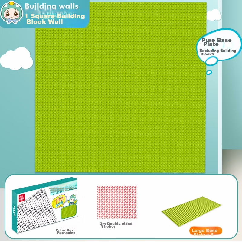 FEELO Compatible LEGO-Style Large Particle Building Blocks Wall Toy for Boys And...