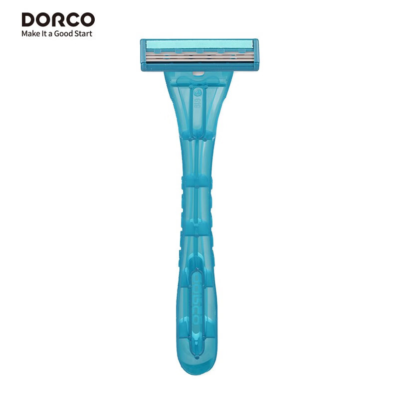 Duoleke Manual Razor with 3-Layer Blades, DORCO Hotel Disposable Razor, Travel-F...